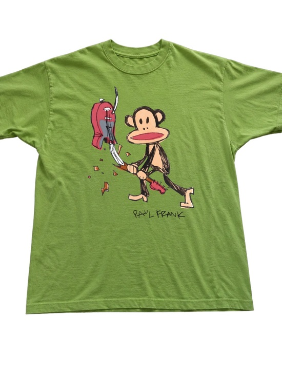 Gildan Tops - Kiwi Short Sleeve Tee with Paul Frank Guitar Graphic
